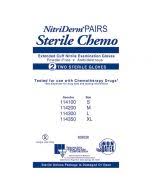 Innovative NitriDerm® Nitrile Synthetic Sterile Medium, PF, Chemo Rated, Extended Cuff, Pairs, 50 pr/bx