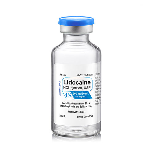 Lidocaine HCL 1% PF 30Ml SDV