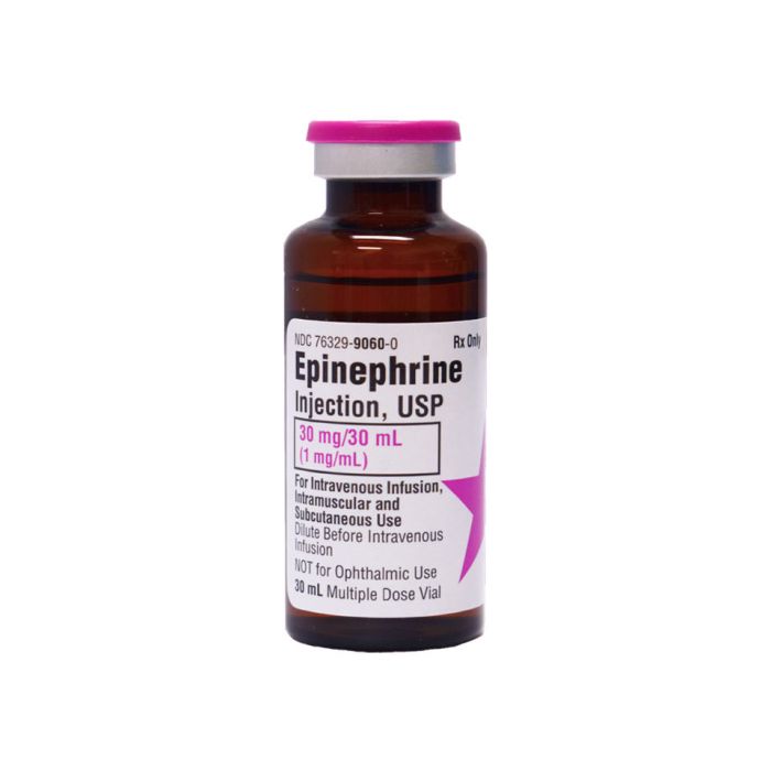 Epinephrine 30mg MDV 30mL