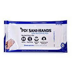 PDI Sani-Hands Instant Hand Sanitizing Wipes 5.5x8.4 Inch