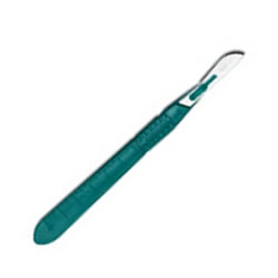 Scalpels #15 Sterile, Disposable, Aspen Bard-Parker 10/bx