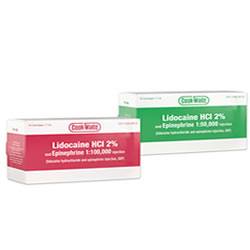 Cook-Waite Lidocaine 2% w/ Epi 1.7ml 50/box