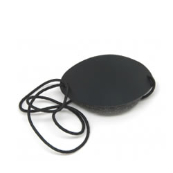 Eye Patch Black w/Foam Backing & Elastic Band