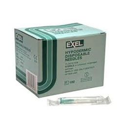 Needles 28g x 3/4" 100/bx EXEL