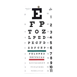 Eye Chart Snellen 20ft