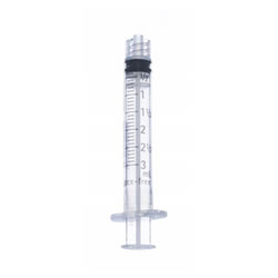 B-Braun 3cc Syringe Only Luer Lock 100/box