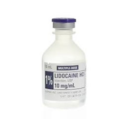 Lidocaine 1% 50ml MDV