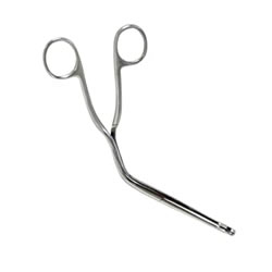 Magill Forceps Stainless Steel w/ Ribbed Ends Pediatric