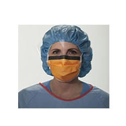 Tecnol Fluidshield Procedure Mask/Wrap-Around SplashGuard Visor 25/bx