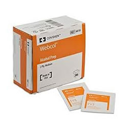 Alcohol Prep Pads Sterile, Covidien 6818 200/box